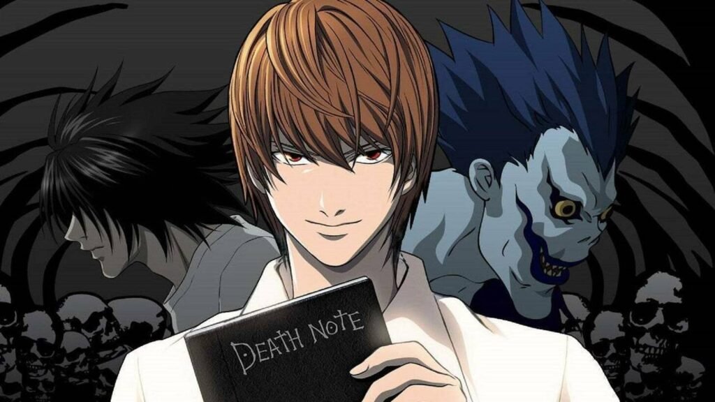 Das mysteriöse Death Note Notizbuch, ein zentrales Element dieses Top Anime für Einsteiger Das mysteriöse Death Note Notizbuch, ein zentrales Element dieses Top Anime für Einsteiger