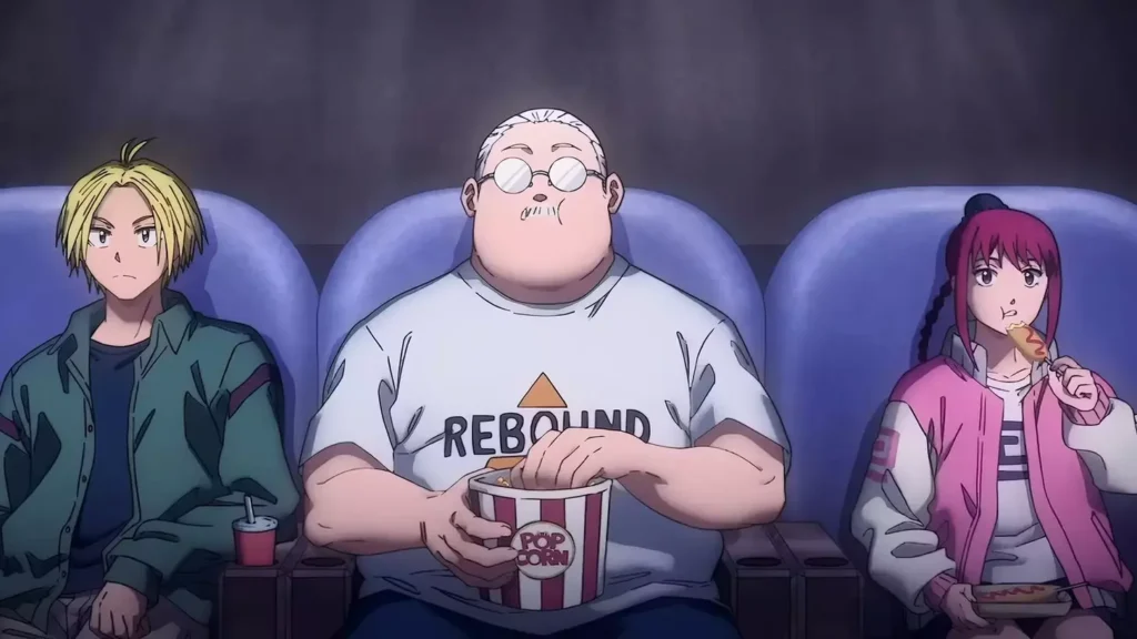 Die Top 10 Sakamoto Days Charaktere in einer dynamischen Kampfpose angeordnet, mit Takamura an der Spitze Die Top 10 Sakamoto Days Charaktere in einer dynamischen Kampfpose angeordnet, mit Takamura an der Spitze