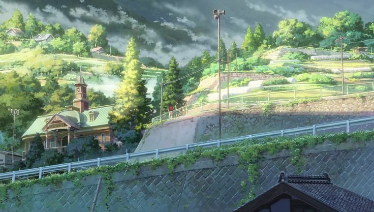 Eine atemberaubende Landschaft aus dem Film Your Name, ein visuell beeindruckender Top Anime für Einsteiger Eine atemberaubende Landschaft aus dem Film Your Name, ein visuell beeindruckender Top Anime für Einsteiger