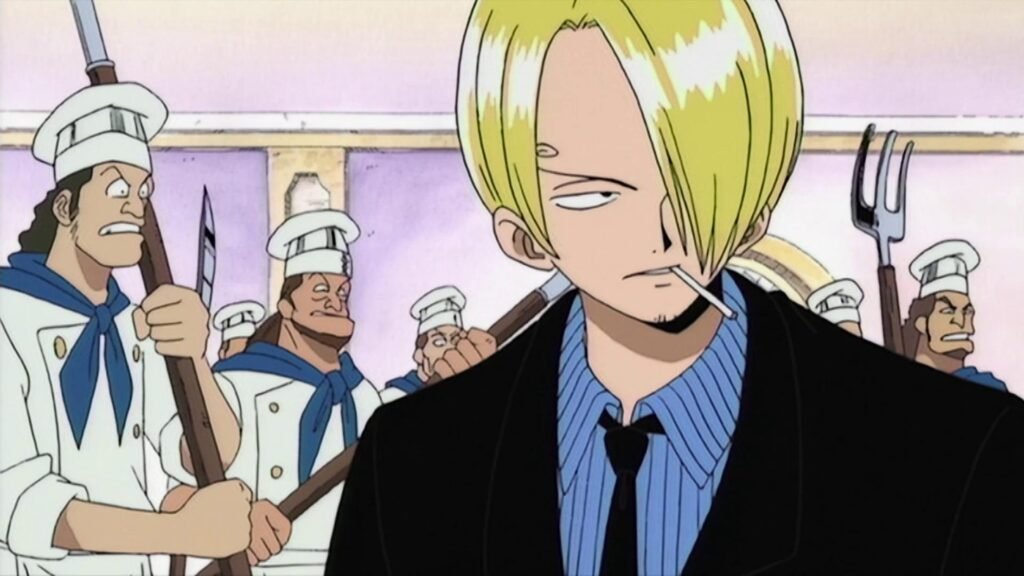 Sanji im Baratie Restaurant während des Baratie Arcs Sanji im Baratie Restaurant während des Baratie Arcs